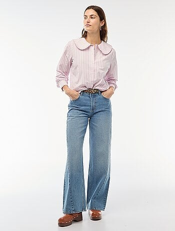 Chemise col claudine