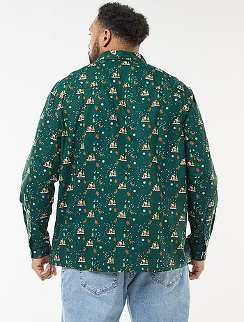 Chemise de Noël à motif