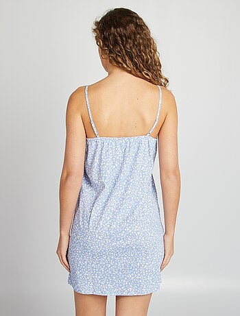 Chemise de nuit à fines bretelles