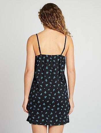 Chemise de nuit à fines bretelles