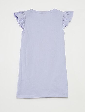 Chemise de nuit avec volants
