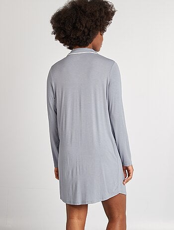 Chemise de nuit boutonnée