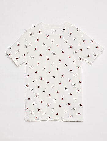 Chemise de nuit imprimée