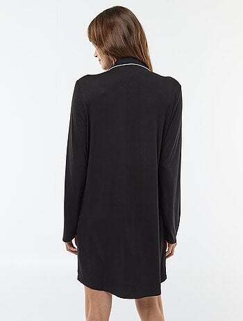 Chemise de nuit unie de maternité