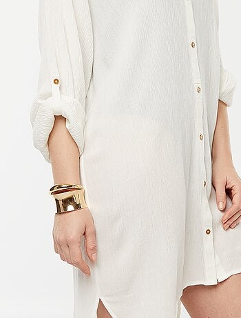 Chemise de plage mi-longue