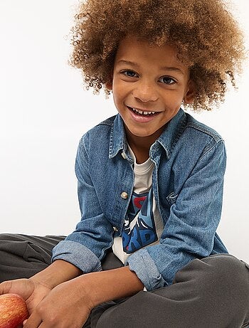 Chemise denim en jean