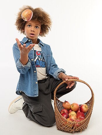 Chemise denim en jean