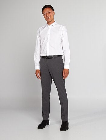 Chemise droite blanche