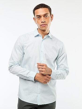 Chemise droite blanche