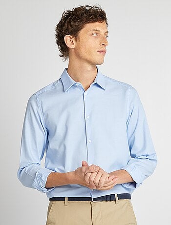 Chemise droite unie