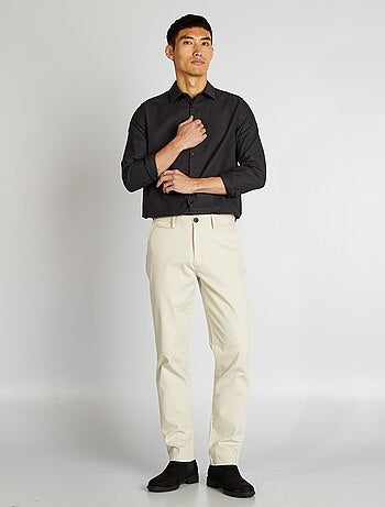 Chemise droite unie