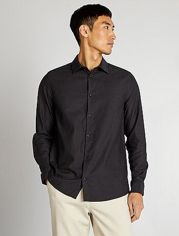 Chemise droite unie