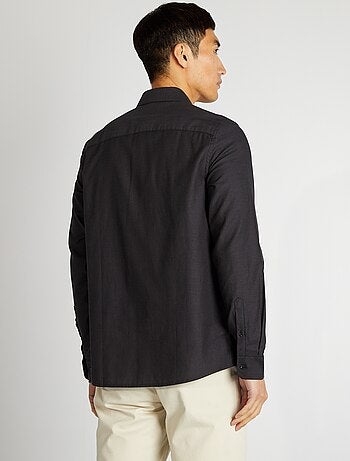 Chemise droite unie