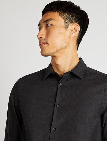 Chemise droite unie