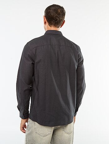 Chemise droite unie
