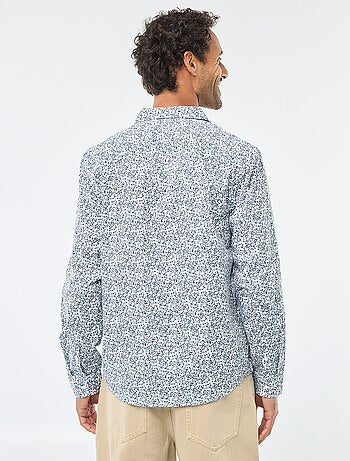 Chemise droite/regular à pois