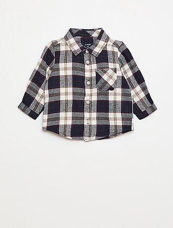 Chemise en flanelle à carreaux