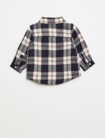 Chemise en flanelle à carreaux