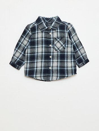 Chemise en flanelle à carreaux