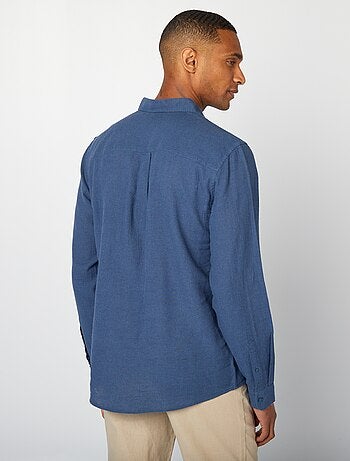 Chemise en lin mélangé