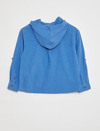 Chemise en lin mélangé