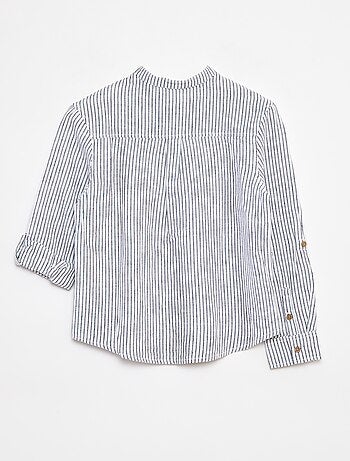 Chemise en lin mélangé