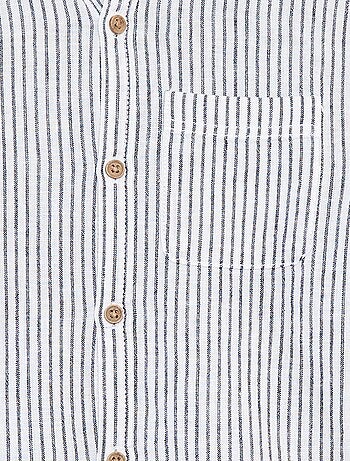 Chemise en lin mélangé
