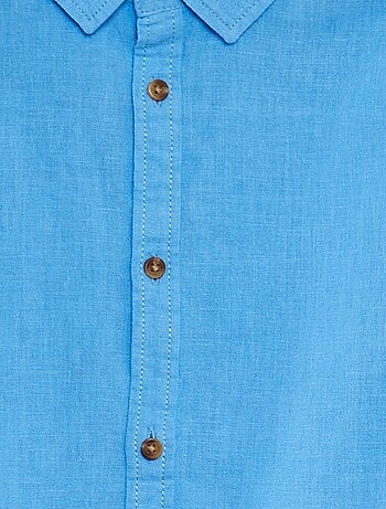 Chemise en lin mélangé
