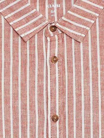 Chemise en lin mélangé