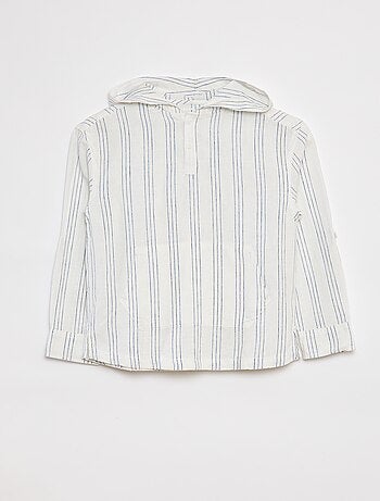 Chemise en lin mélangé