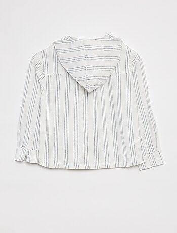 Chemise en lin mélangé