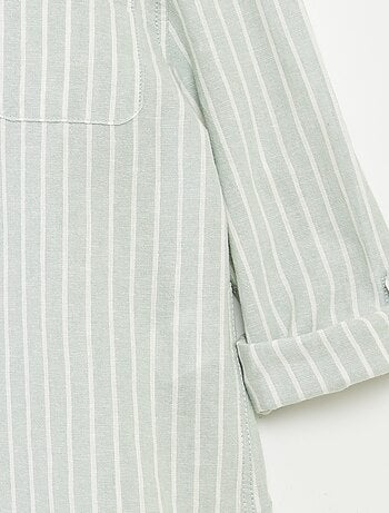 Chemise en lin mélangé