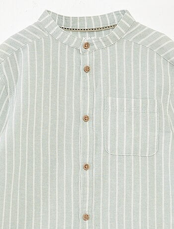 Chemise en lin mélangé