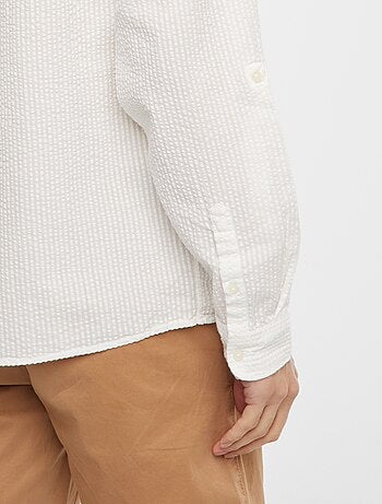 Chemise en maille gaufrée