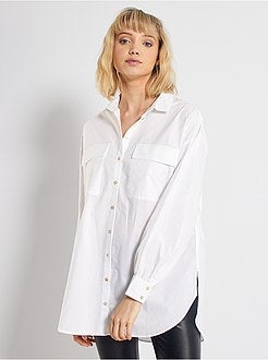 Chemise en pur coton - Kiabi