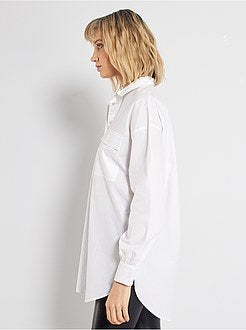 Chemise en pur coton - Kiabi