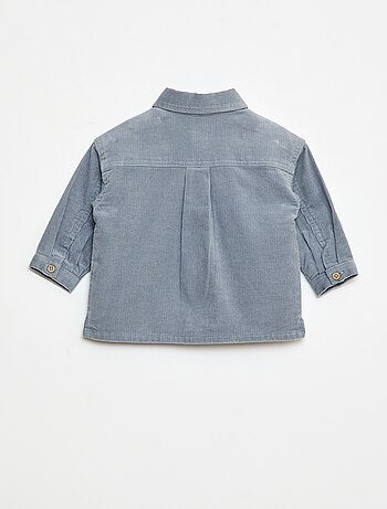 Chemise en velours côtelé