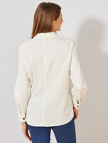 Chemise en velours côtelé - Kiabi