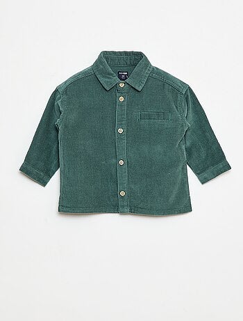 Chemise en velours côtelé