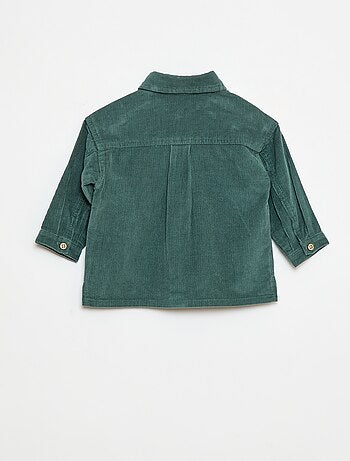 Chemise en velours côtelé