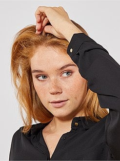 Chemise en voile crêpé - Kiabi