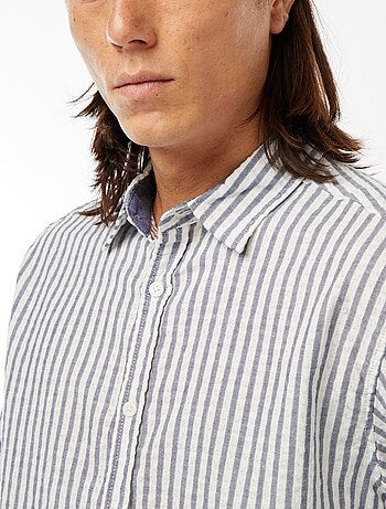 chemise fantaisie coupe confortable à manches longues