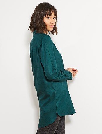 Chemise fluide à pois - Kiabi