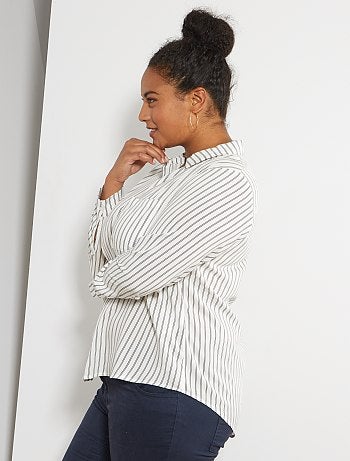 Grande taille femme - Chemise fluide imprimée - Kiabi