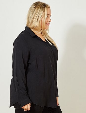 Grande taille femme - Chemise fluide imprimée - Kiabi