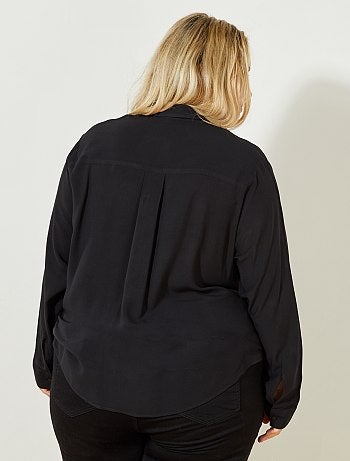 Grande taille femme - Chemise fluide imprimée - Kiabi