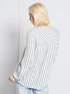 Chemise fluide rayée - Kiabi