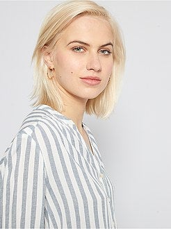 Chemise fluide rayée - Kiabi