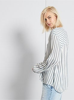 Chemise fluide rayée - Kiabi