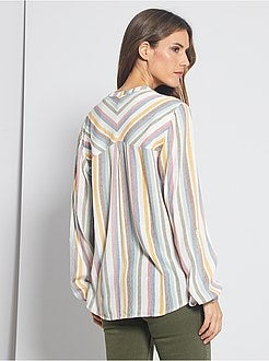 Chemise fluide rayée - Kiabi
